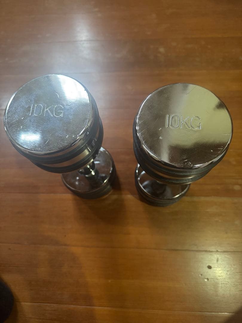 10KG スチール製ダンベル 2個セット