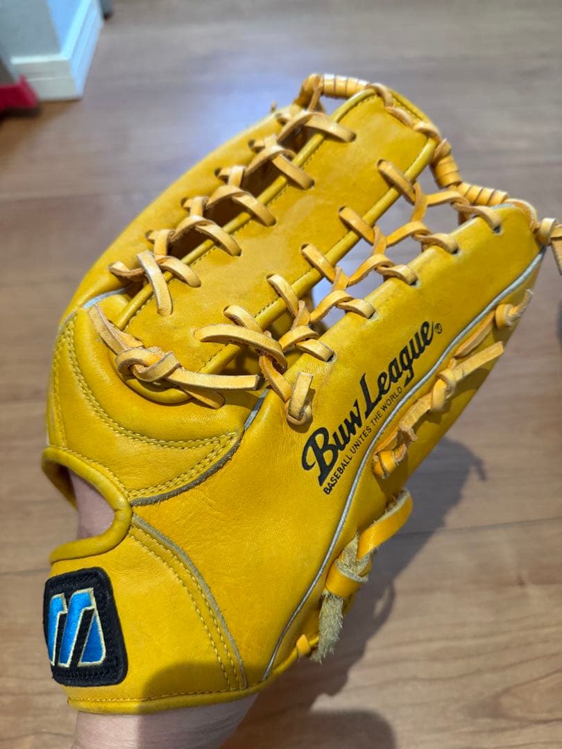 Mizuno ビッグM 軟式野球用グローブ イエロー　イチローモデル