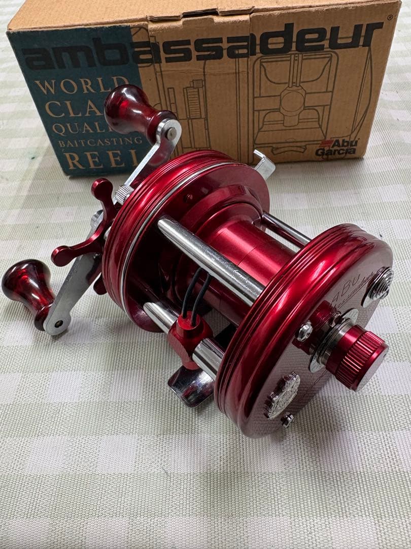 アブガルシア アンバサダー 5500Cクラッシック レッド カスタム