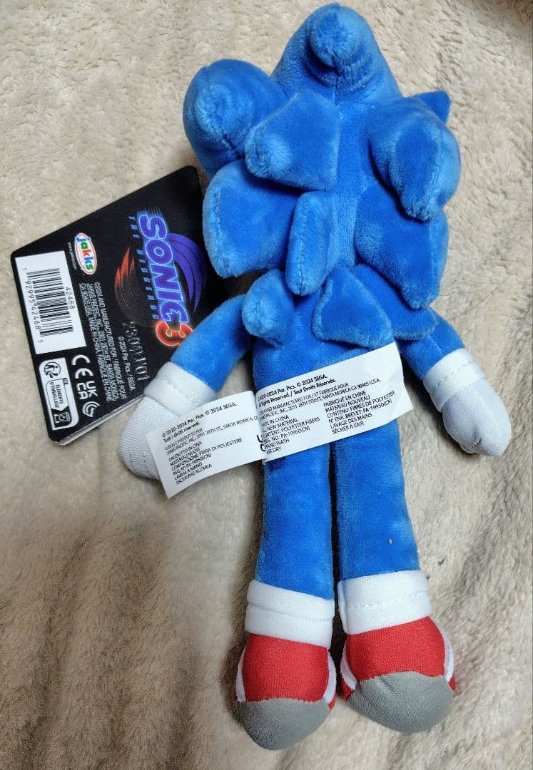 ソニック ぬいぐるみ 実写版 セガストア SEGA