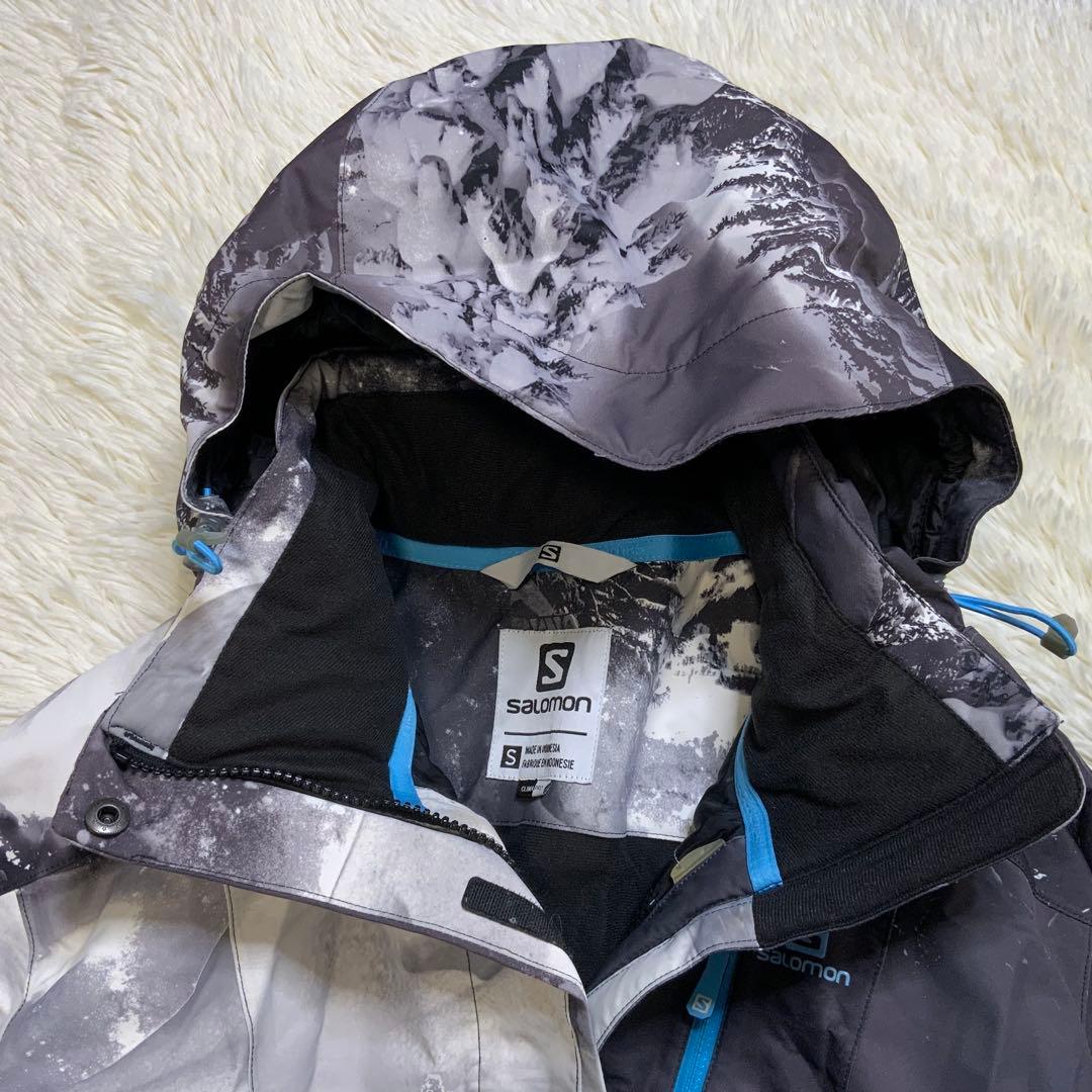 SALOMON ZERO JACKET W S 352627 ブラック/ホワイト