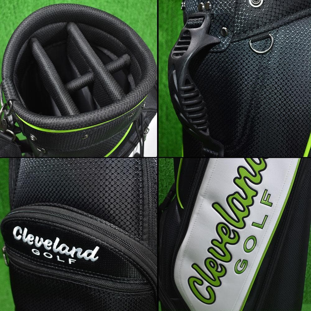 Cleveland/クリーブランド ゴルフ 軽量キャディバッグ【ブラック】美品！