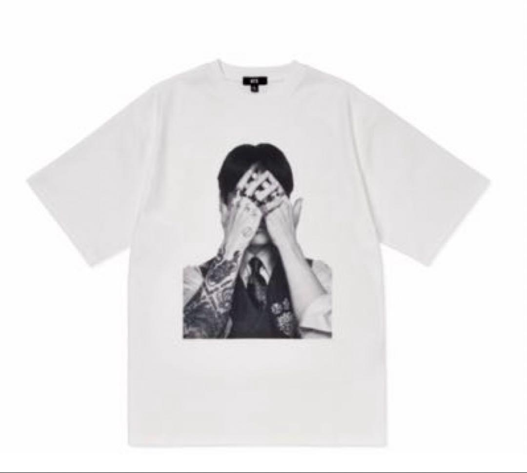 BTS アリラン 公式Tシャツ ジョングク JK グク 顔T ポップアップ ②