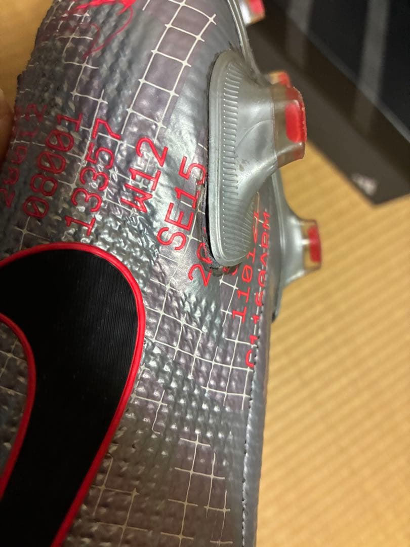 Nike マーキュリアルヴェイパー　サッカーシューズ スパイク グレー/レッド