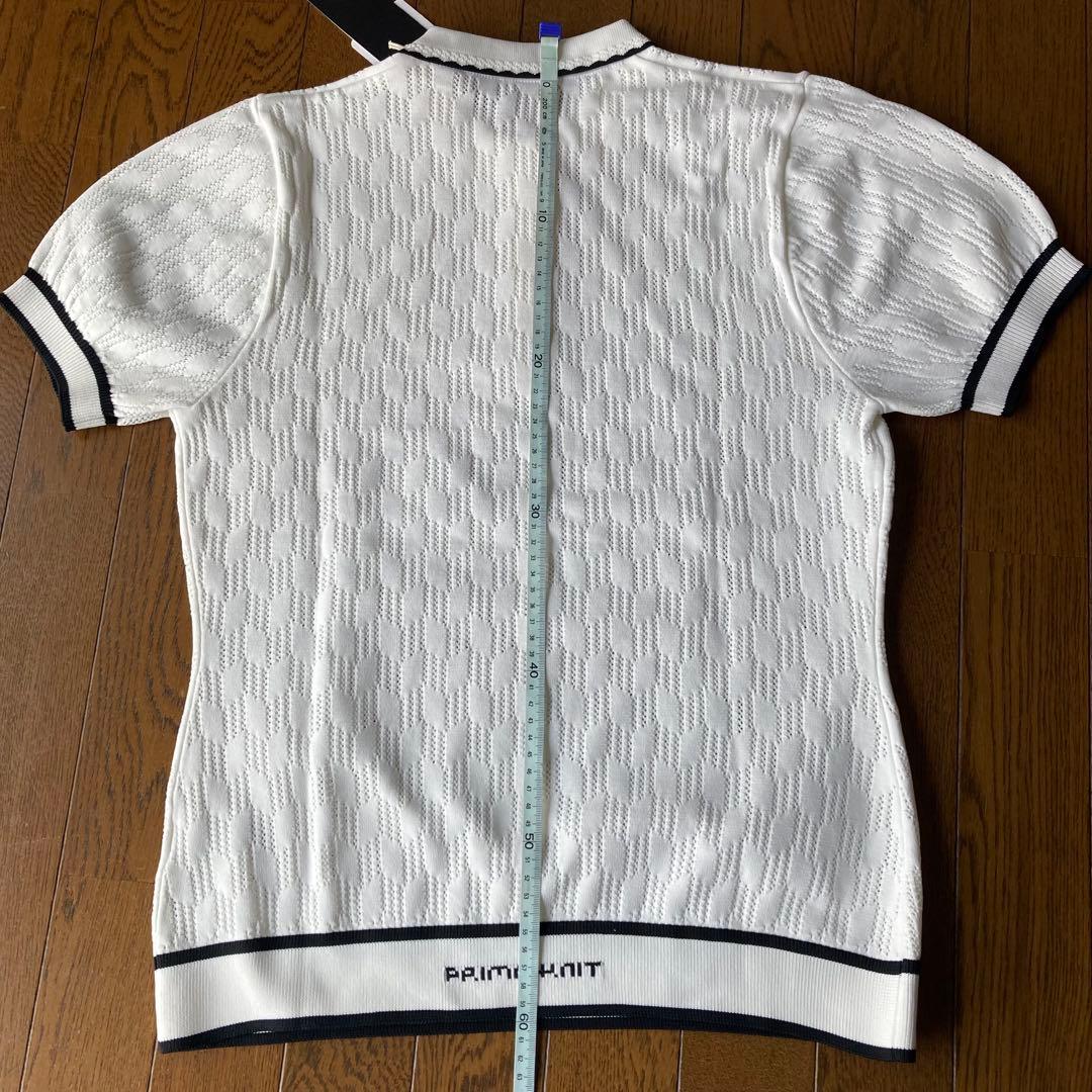 新品adidas アディダスゴルフ　レディース半袖ニットシャツ　Ｌ　17930円