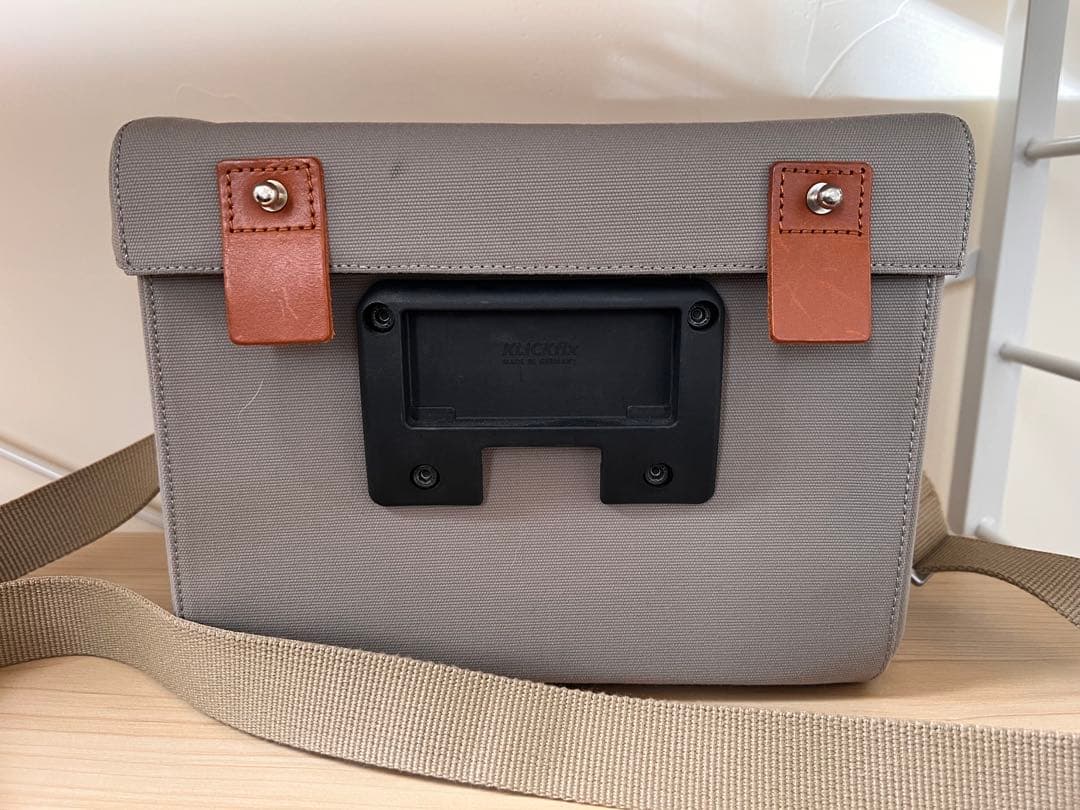 BROKS グレー バッグ KLICKfix 付属品付き