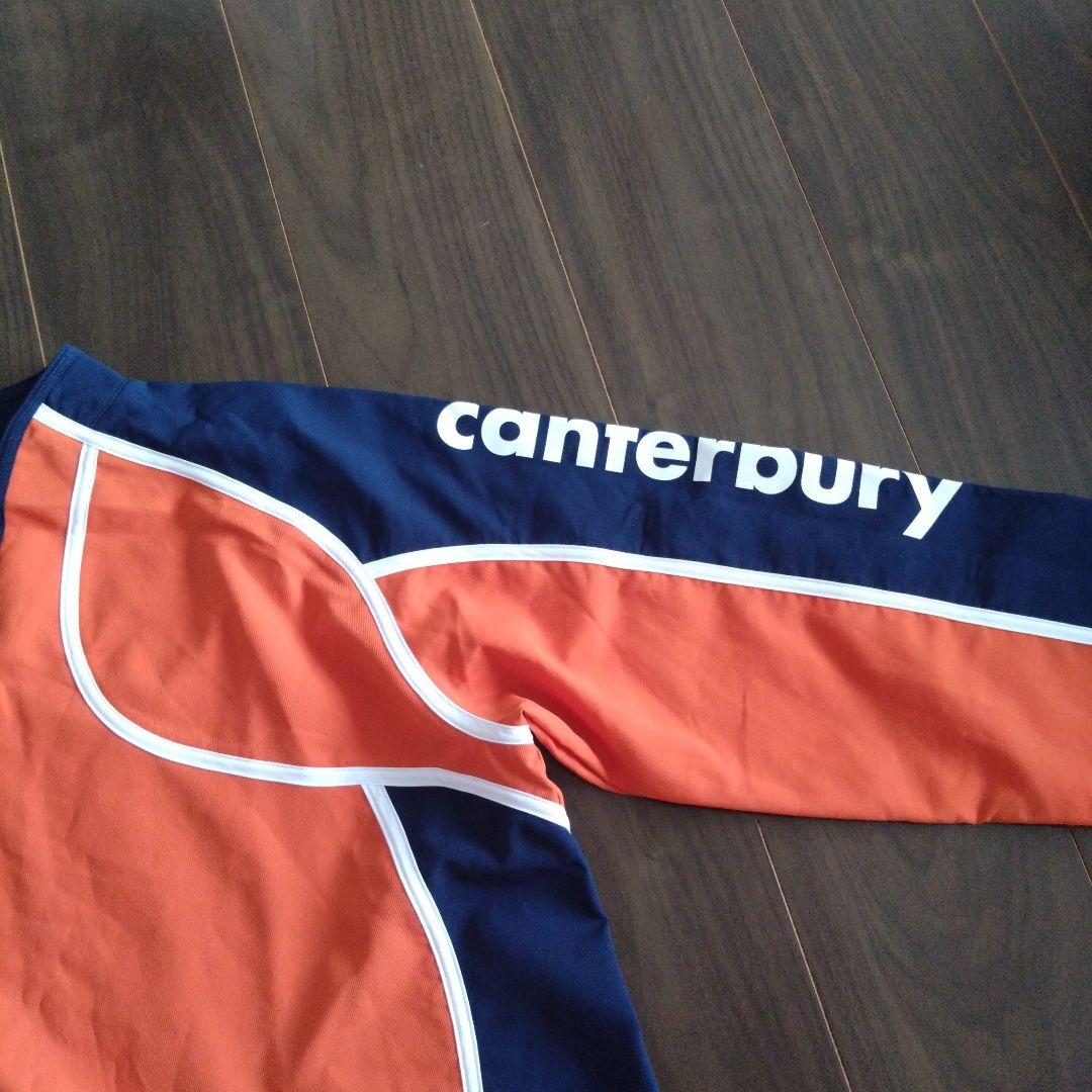 美品 canterbury ウェア オレンジ/ネイビー ジャージ セットアップ