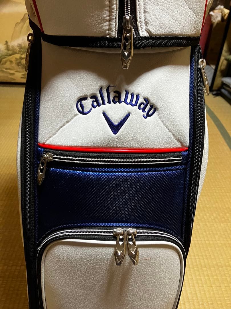 Callaway キャディバッグ ホワイト/ネイビー