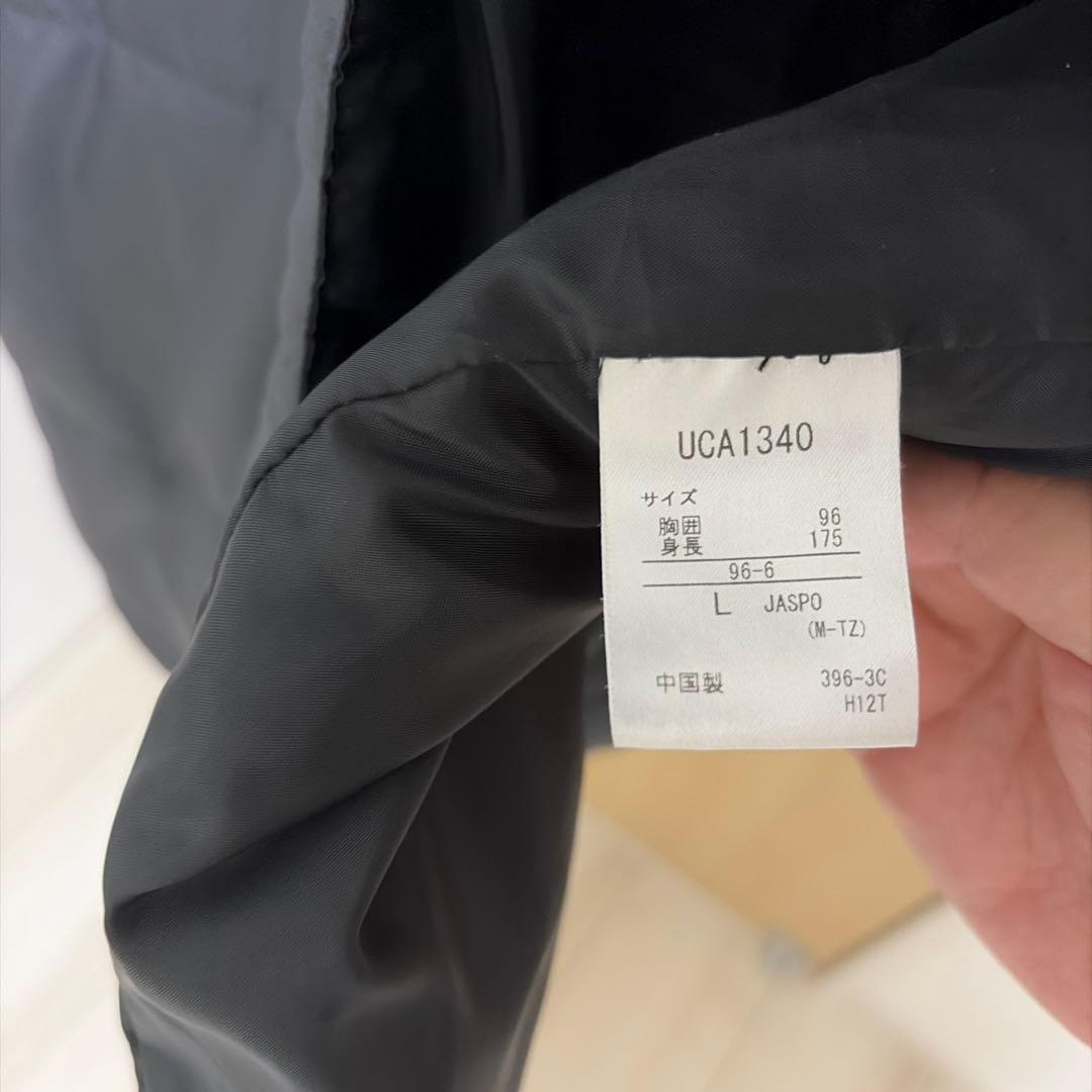 \"【UMBRO】グレー 取り外し可能フード付き ベンチコート　大きめL