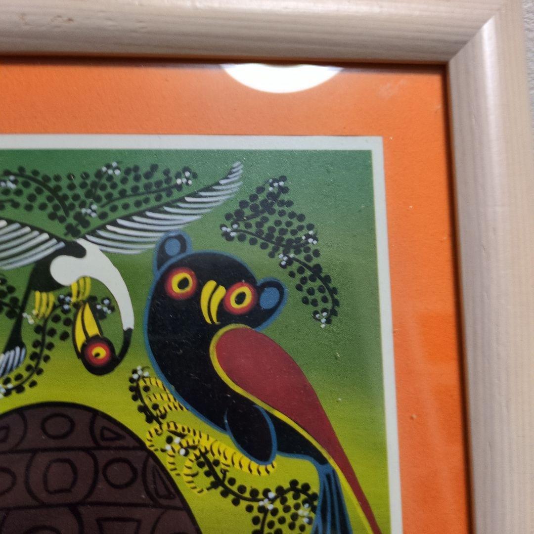 値下げ交渉可能　新品　タンザニア　ティンガティンガ　アート　絵画　②