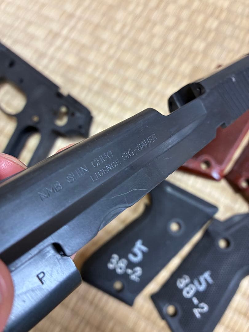 タナカP220用グリップセット＋ABSフレーム