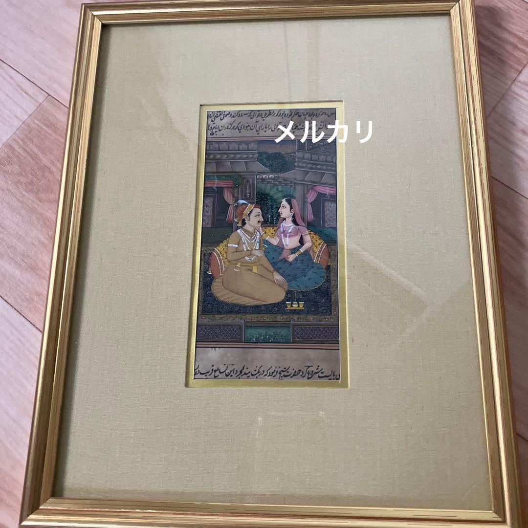 インド　ミニアチュール　細密画