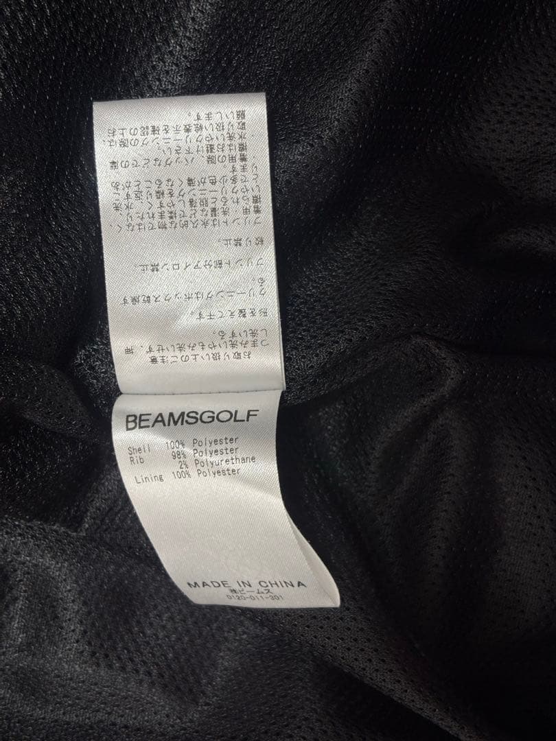 BEAMS GOLF ビームスゴルフ ネイビー カモフラジュジャケット Lサイズ
