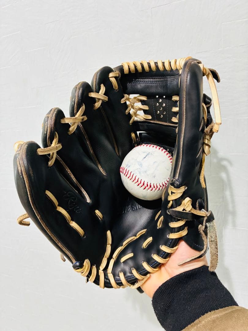 RYU 硬式グローブ 投手用 高校野球対応 オーダー不可限定ラベル 廃盤 左用