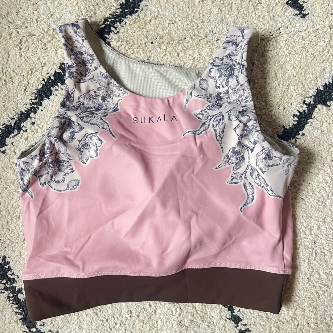 【SUKALA】アンティーク　プリント　ブラトップM スカーラ　LAVA 美品