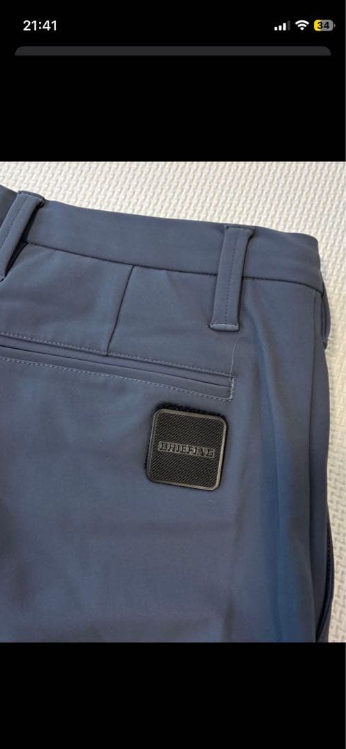 本日22時まで限定出品　BRIEFING GOLFパンツ M ダークグレー