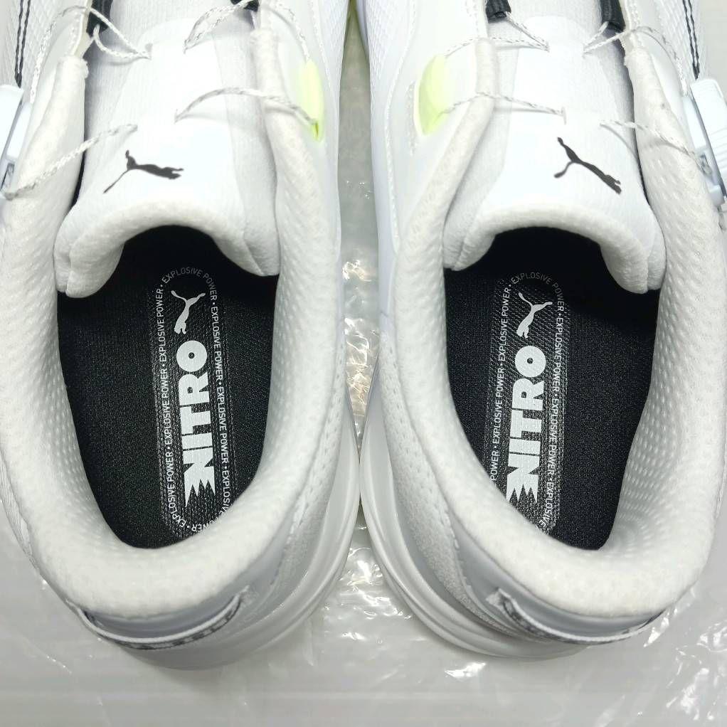 PUMA プーマ ゴルフシューズ パワーアセンド ニトロ ディスク 未使用 白