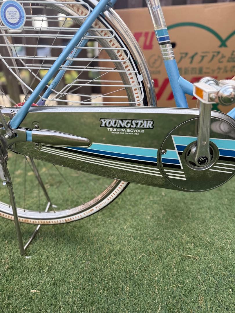 昭和レトロ ツノダ 婦人スポーツ車 未使用 箱入り新品
