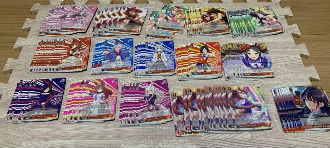 チ*中様 ヴァイスウマ娘　 まとめ売り RR約160枚 デッキパーツ多数 約20