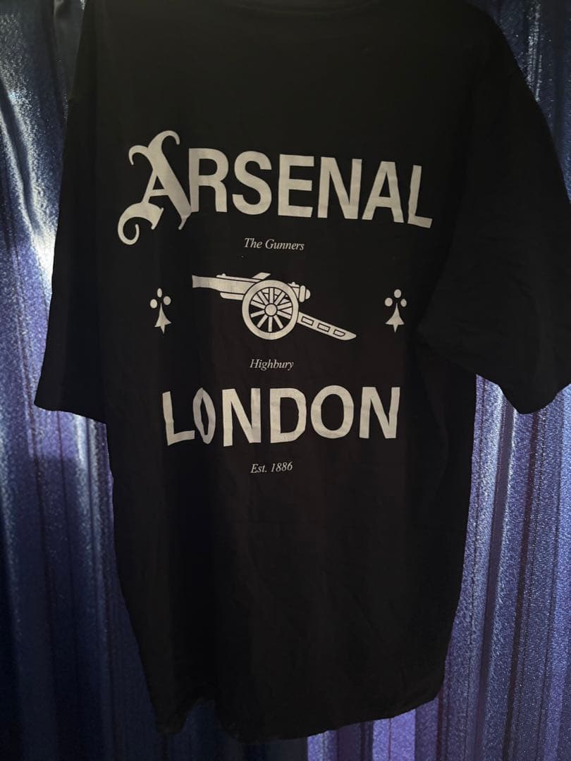 アーセナル Tシャツ ブラック　Lサイズ