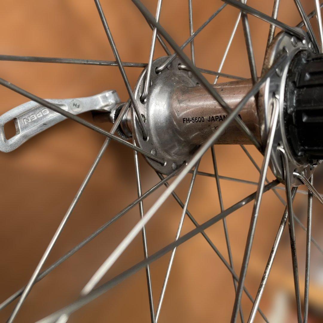 手組みホイール　130幅　10速まで　リムブレーキ　mavic 105