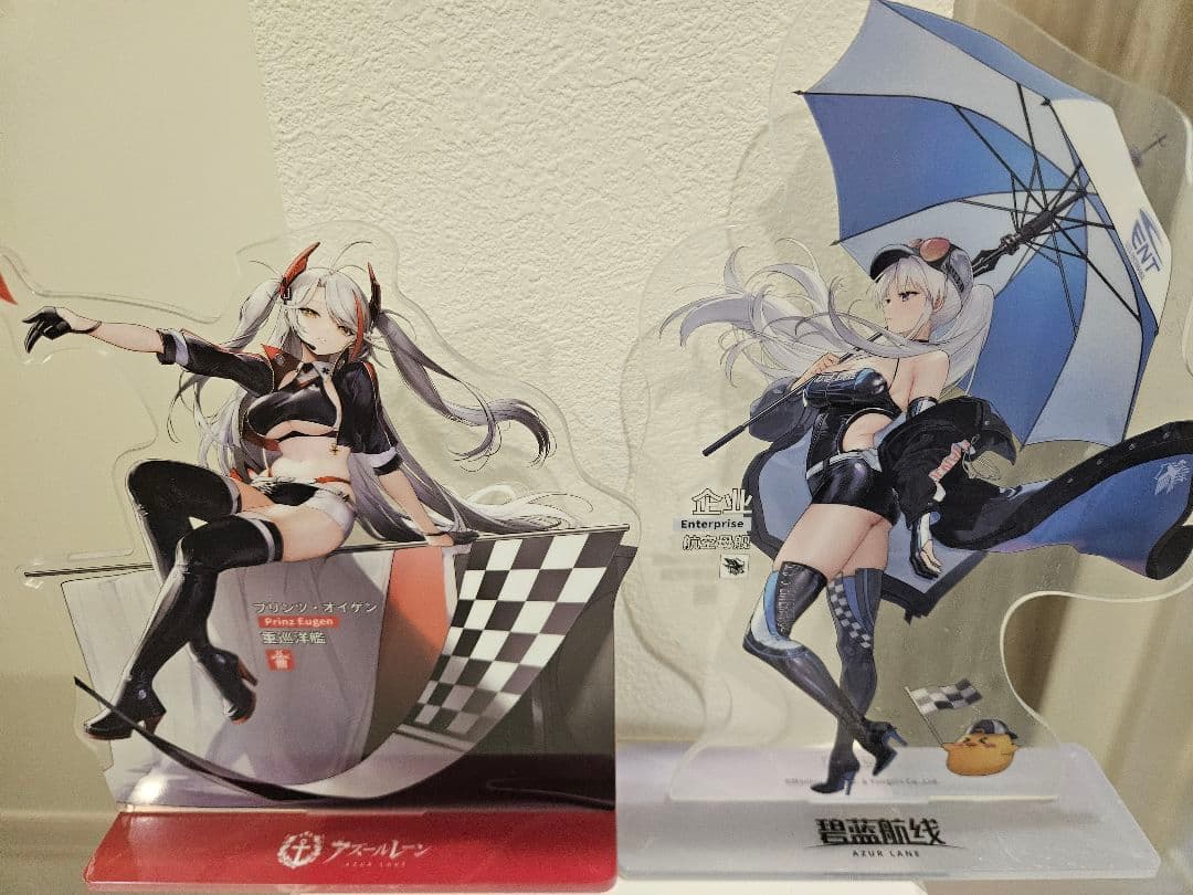 アズールレーン　プリンツ・オイゲン　エンタープライズ　レーシングフィギュア
