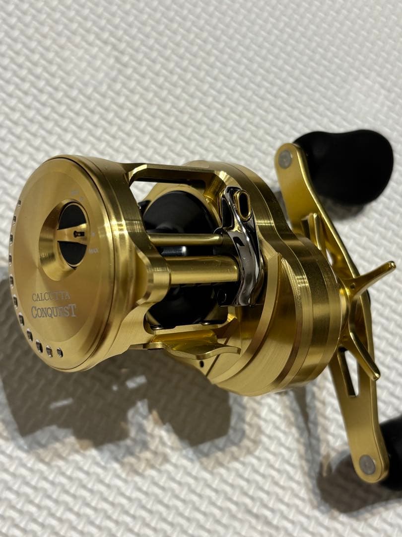 シマノ ベイトリール 22カルカッタコンクエスト 201XG(左)超極上品