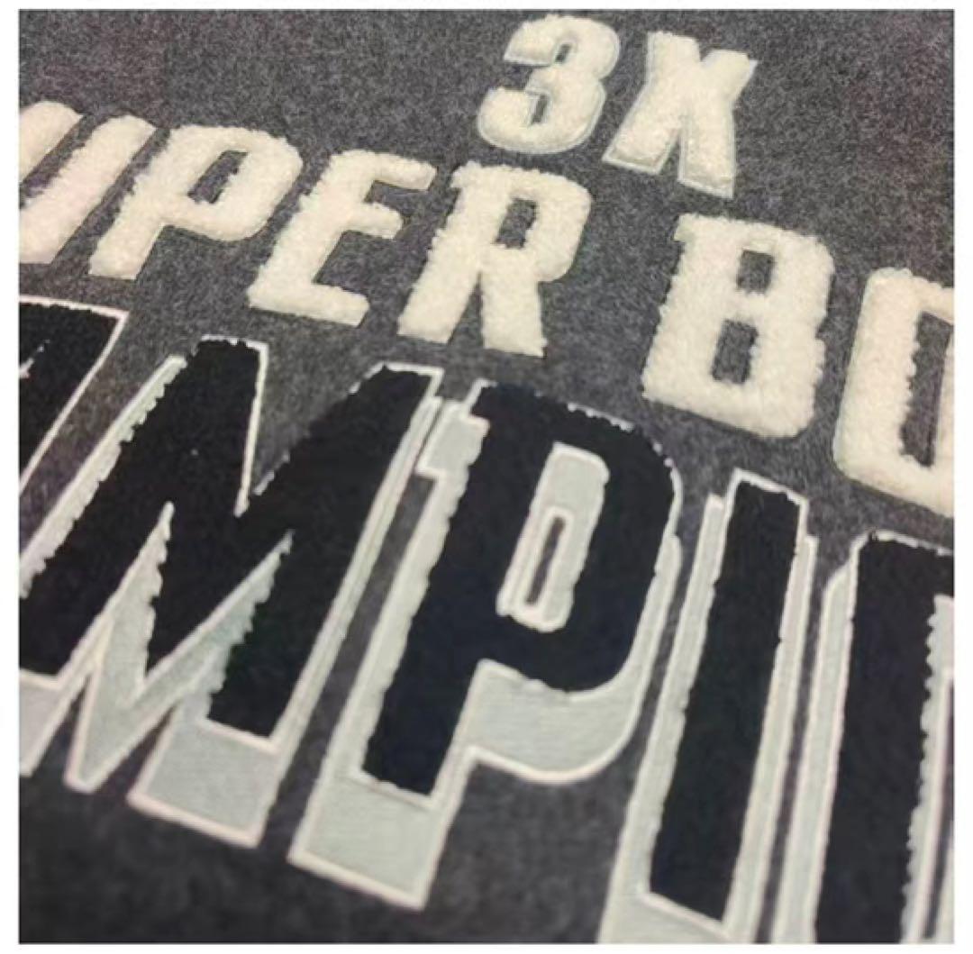 NFL ラスベガス レイダース チャンピオン 刺繍 スタジャン ジャケット XL