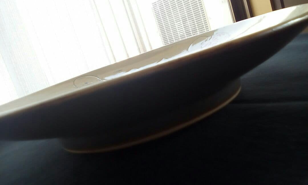 陶房火風水　大皿時計