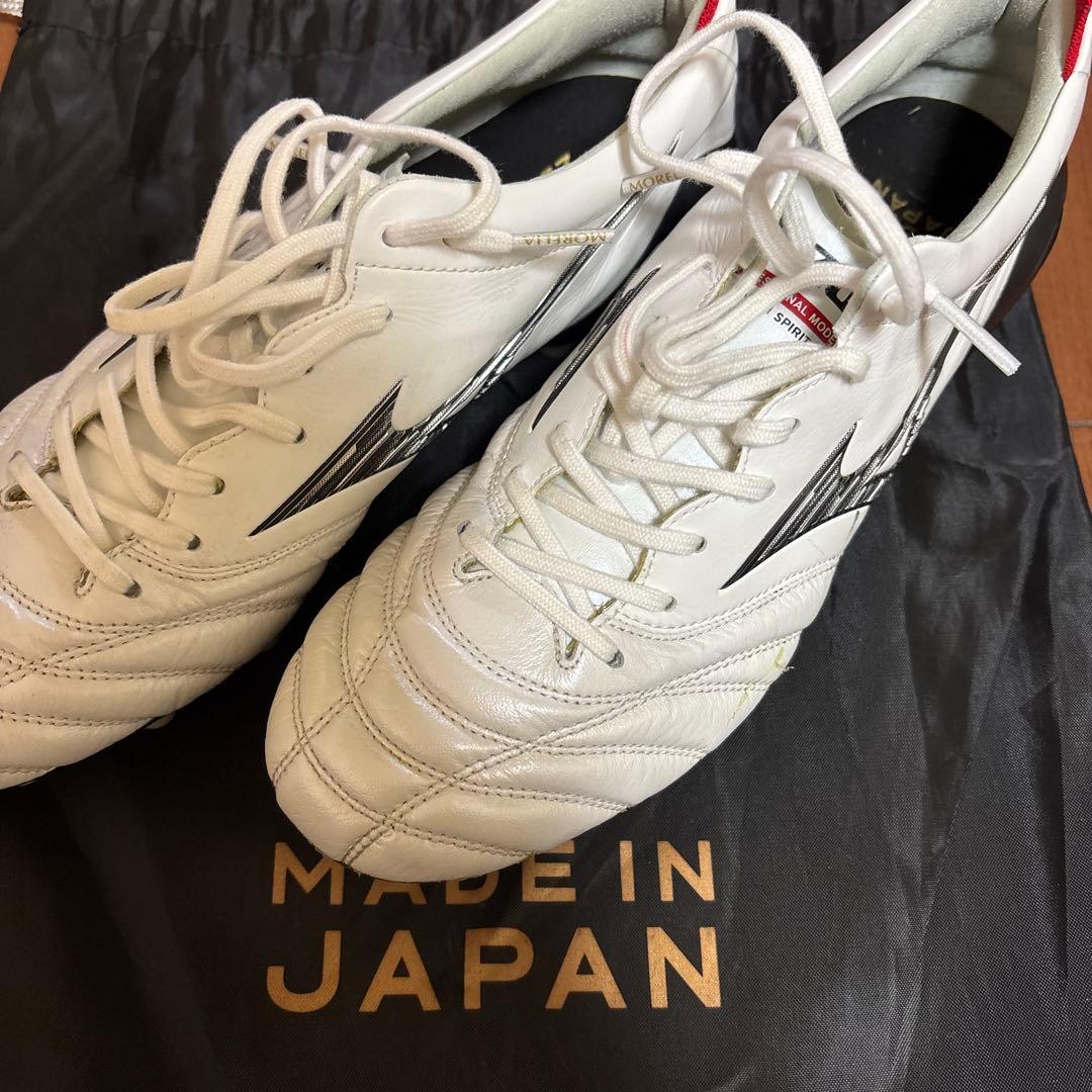 kou57 Mizuno モレリア サッカースパイクホワイト 日本製
