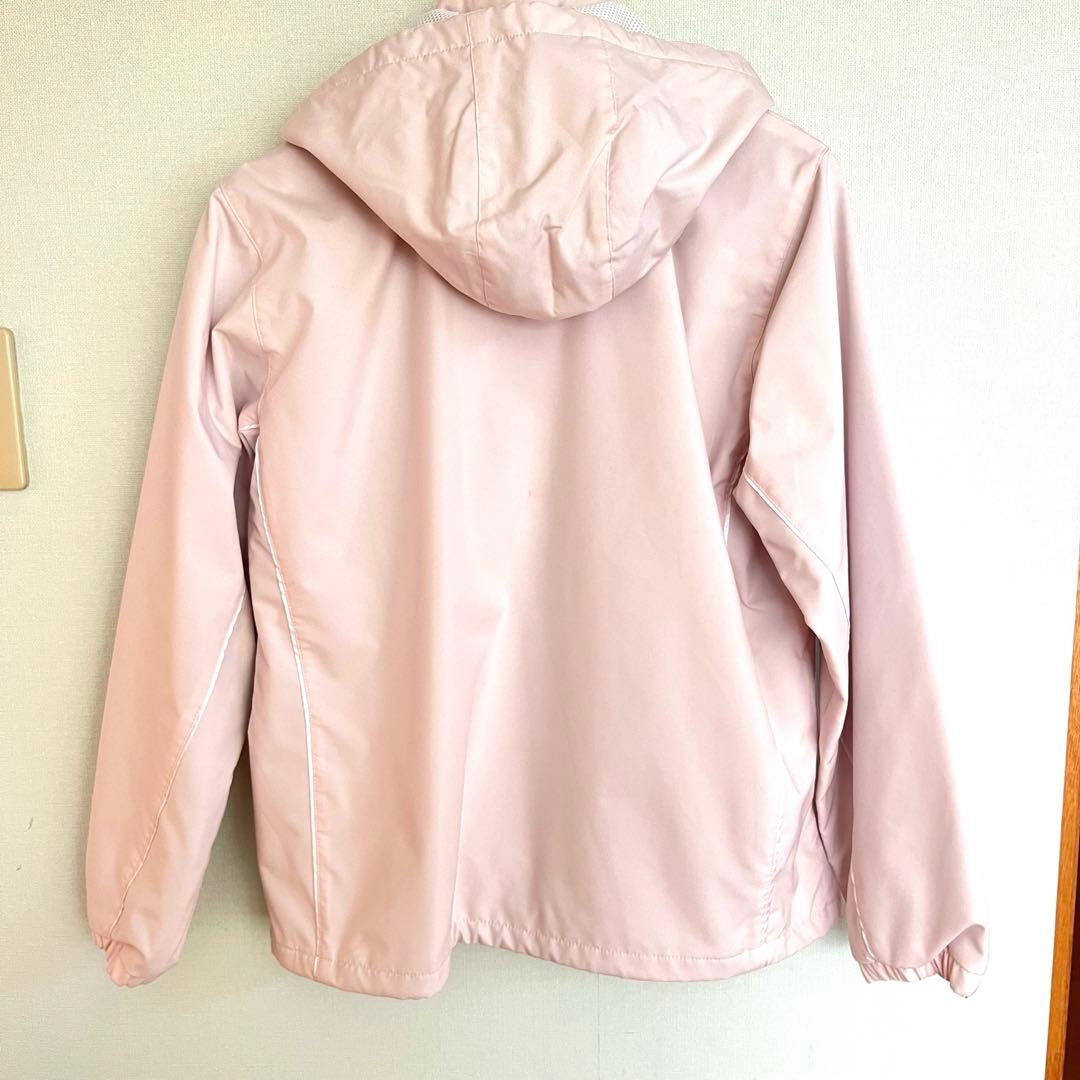 美品【courreges/クレージュスポーツ】DIAPLEX ×ピンク パーカー