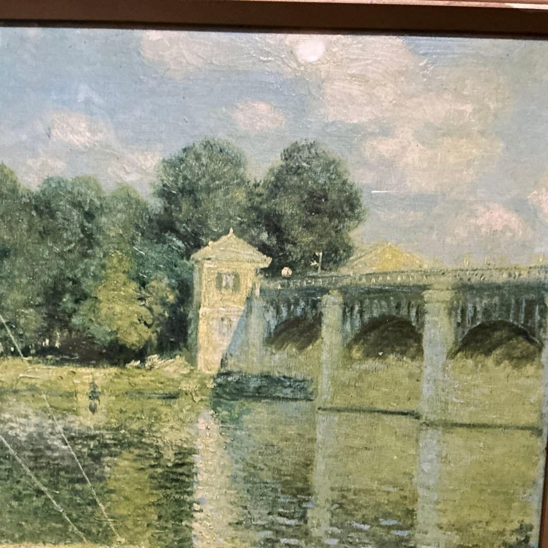 スカイさん専用　作者Claude Monet 油彩画　ボート 1874年