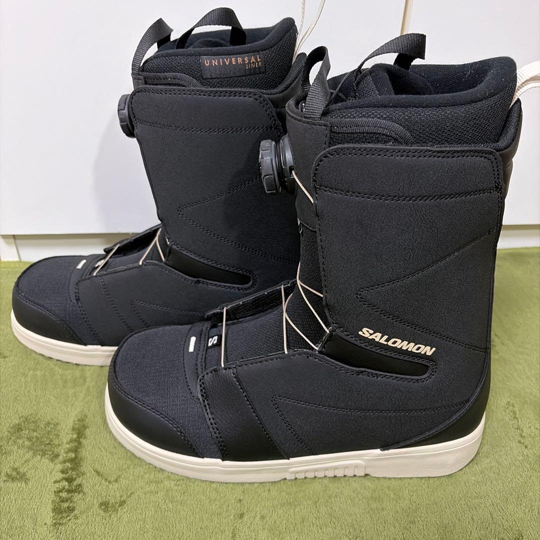 【美品】滑走2日SALOMON FACTION BOA スノーボードブーツ28