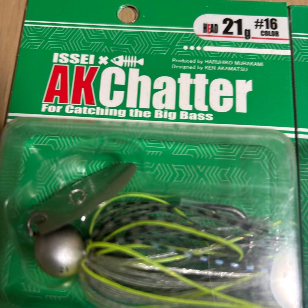一誠 AK Chatter ルアー 10g 3個 21グラム2個