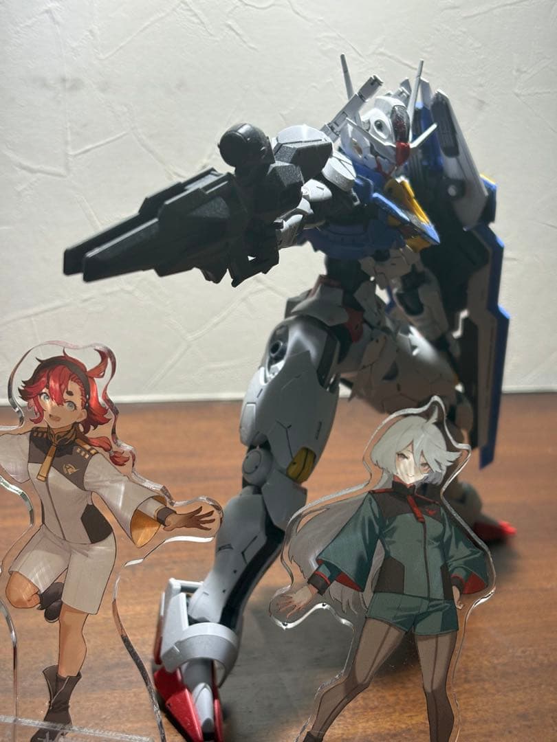 フルメカニクス　ガンダムエアリアル　アクリルスタンド　完成品