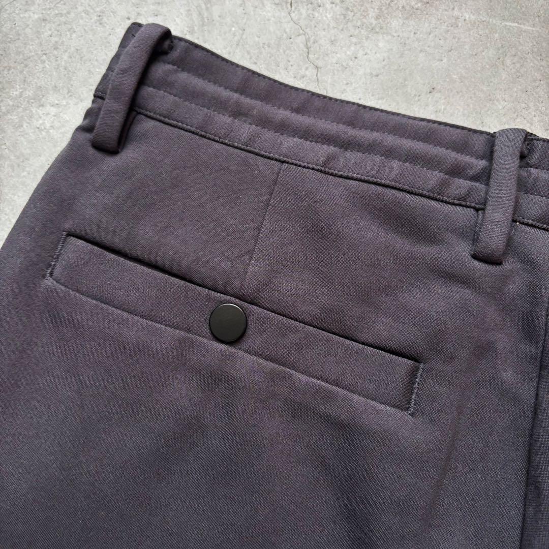 【美品】PING ピンアパレル ストレッチロングパンツ ロゴ M グレー ゴルフ