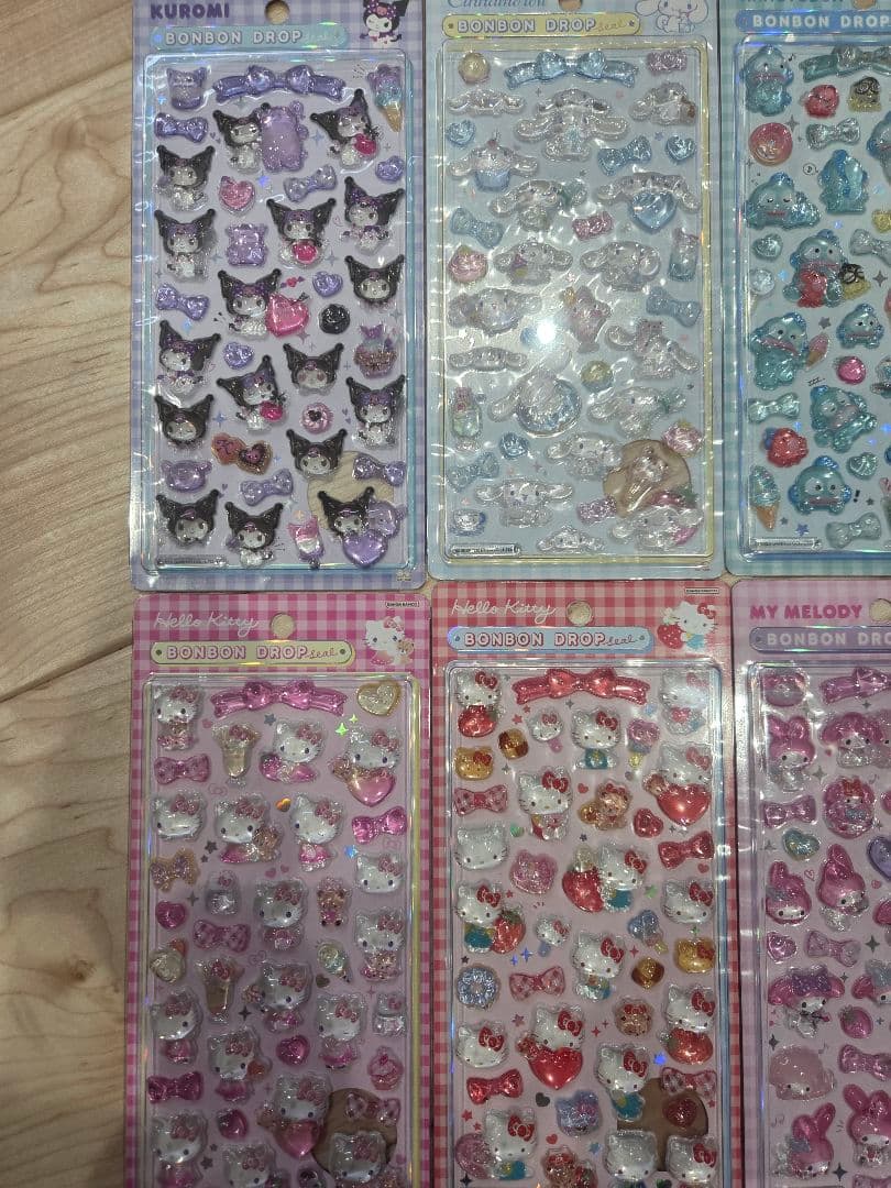 専用ページコンプリートセット　ボンボンドロップシール　サンリオ第二弾　国内正規品