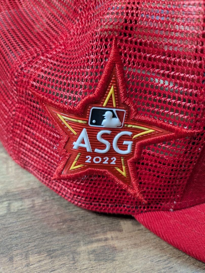 New Era Angels 59FIFTY キャップ 7 1/2 レッド