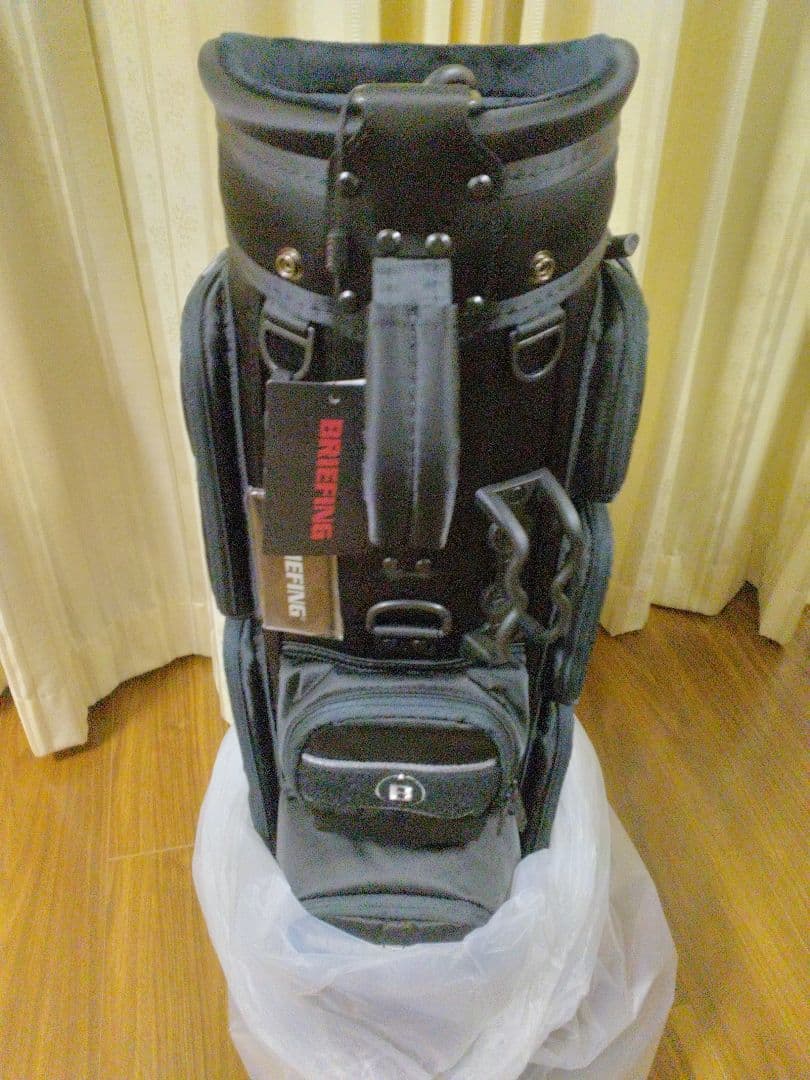 新品　BRIEFING キャディバッグ CR-6 ブラックスティール　限定カラー