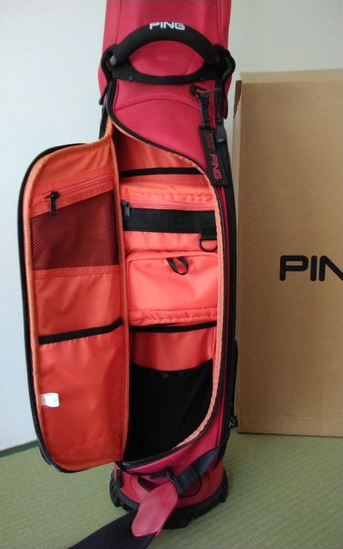 PING ゴルフバッグ 赤