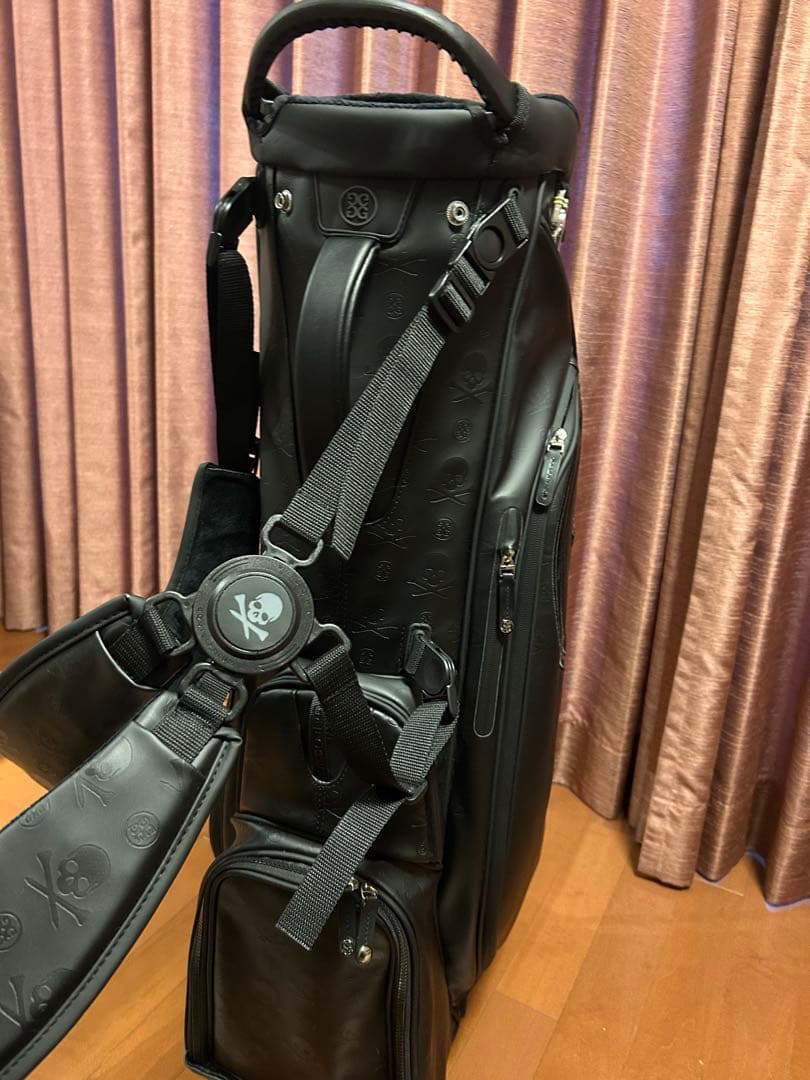 【美品!!】ジーフォア G/FORE キャディバッグ スタンド式 黒色