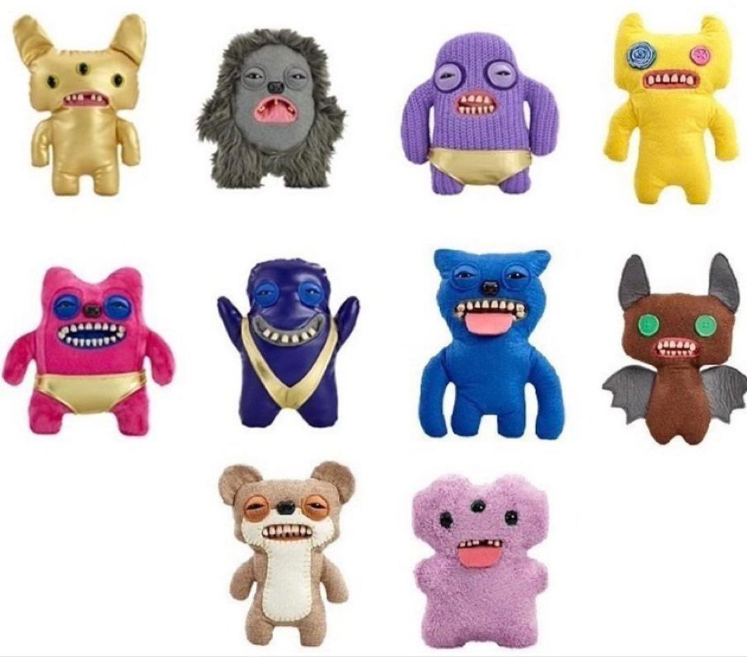 FUGGLER ぬいぐるみ 紫 ピンク 金 ブルー GIGO限定 4体セット
