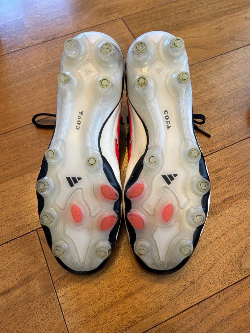 adidas コパピュア3 サッカーシューズ ホワイト/レッド　HG