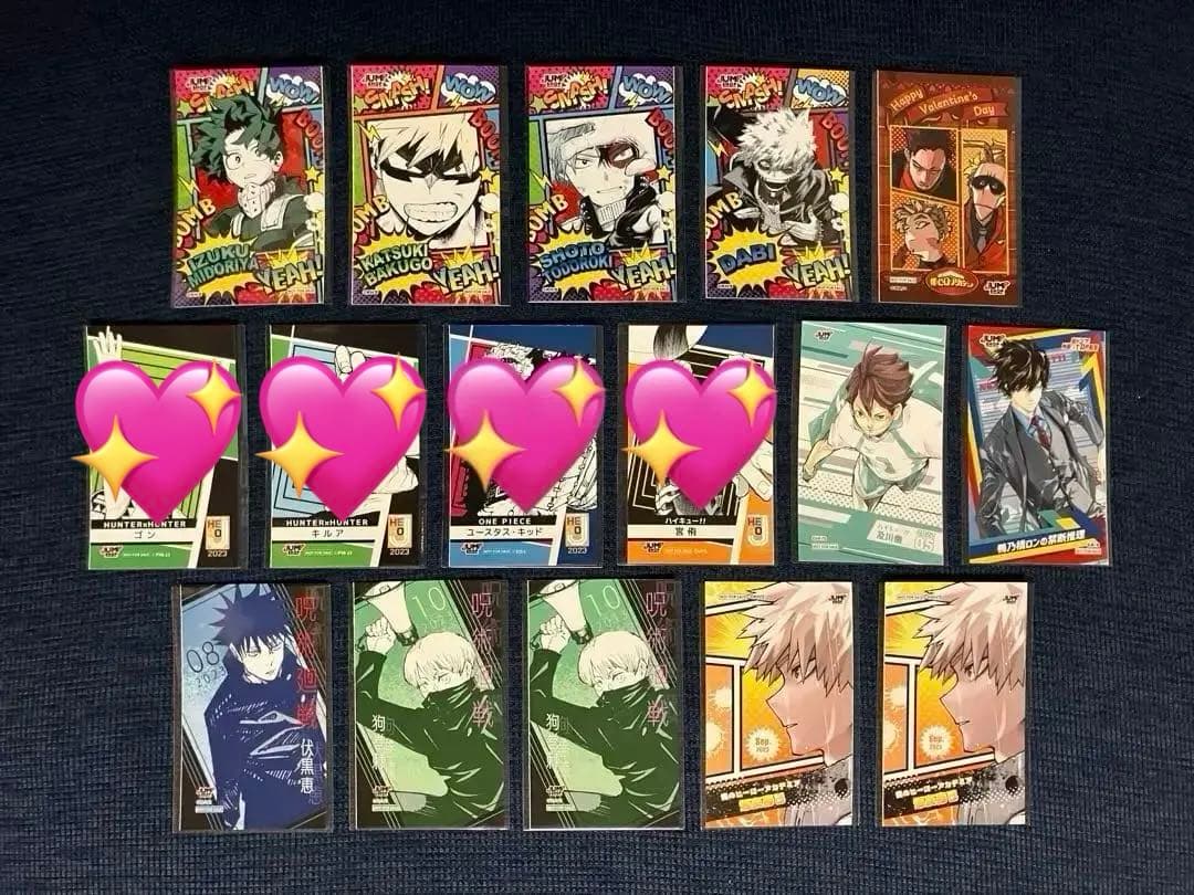 ジャンプショップ ミニブロマイド(バラ売り可)