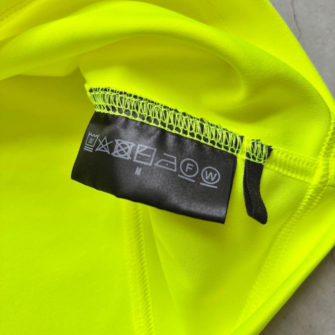 TFW49 ティーエフダブリュー49 半袖モックネックTシャツ 蛍光イエロー M