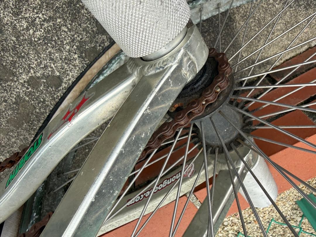 BMX MON 自転車 シルバー