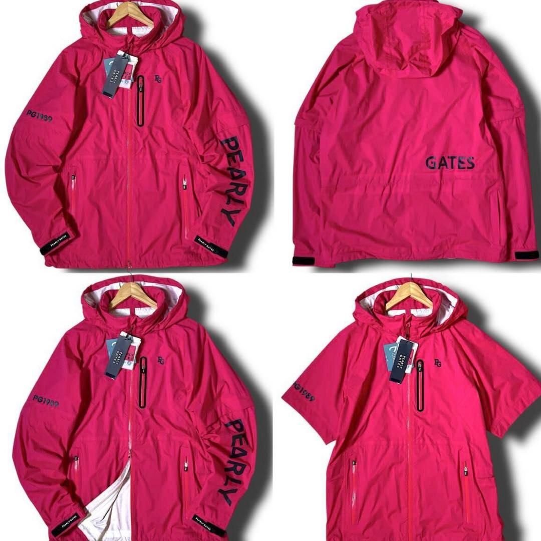 パーリーゲイツ 1（M） セットアップ ジャケット パンツ ゴルフ 撥水加工