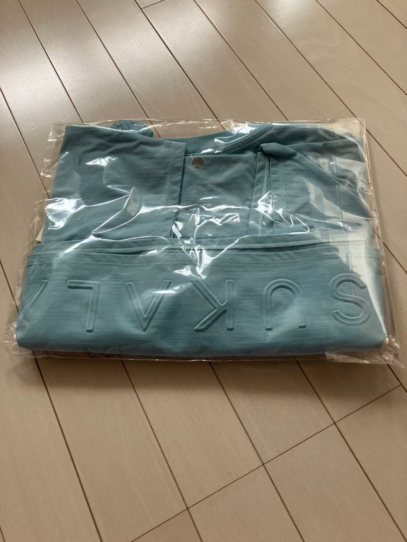 新品　スカーラ エンボスTee 水色　M ホットヨガ　SUKALA ピラティス