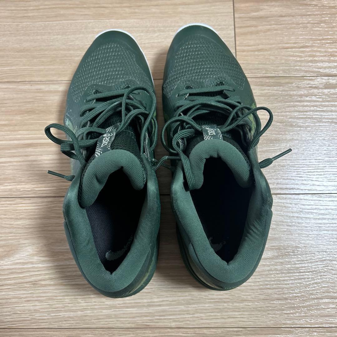 ASICS バスケットボールシューズ ダークグリーン