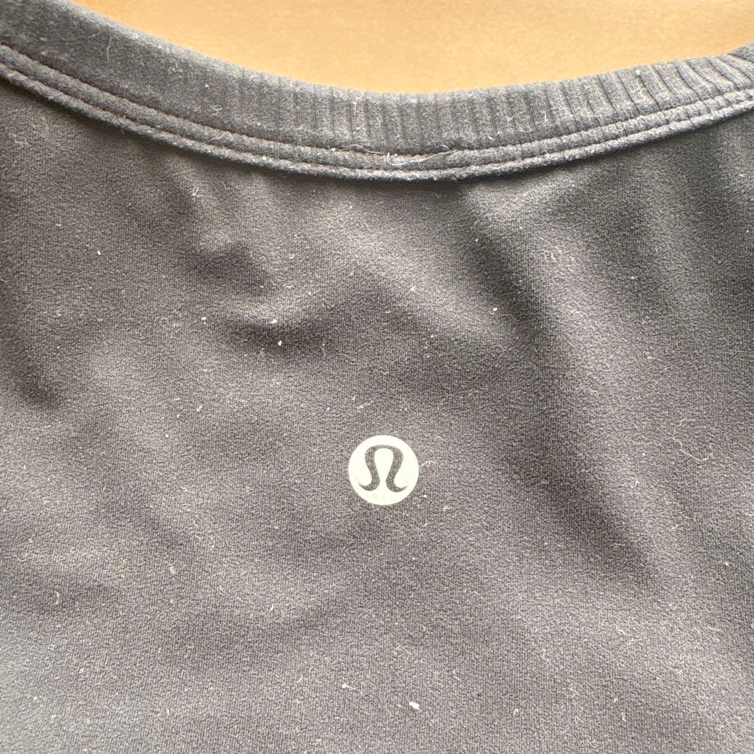 ルルレモン　スムースアンドリブ Nulu スクープネックTシャツ